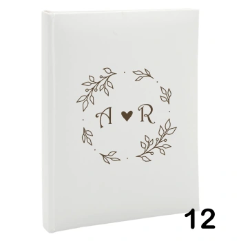 Album ślubny, wsuwany, 50 zdjęć 15x21, personalizowany, 12 wzorów